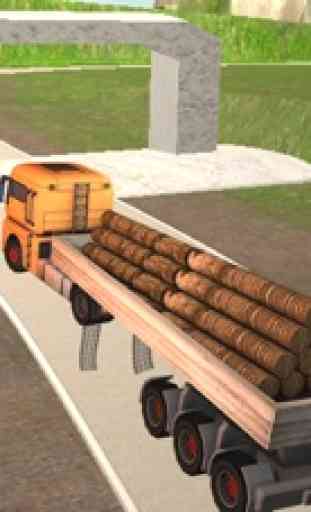 Heavy Cargo Truck Transport 3D 4