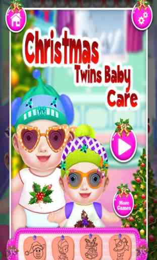 Jumeaux Noël puériculture - doux bébé garderie 3