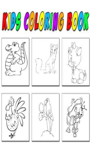 kids coloring book of animals 2
