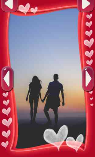La Saint Valentin carte de voeux amour cadre photo 4