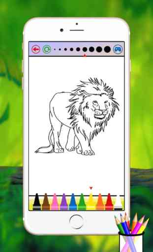 lion livre de coloriage 3