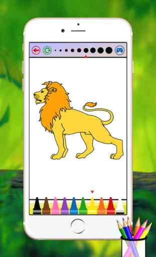 lion livre de coloriage 4