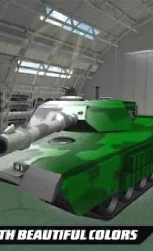 Militaire Tank Garage Mécanique–Reparation Atelier 2