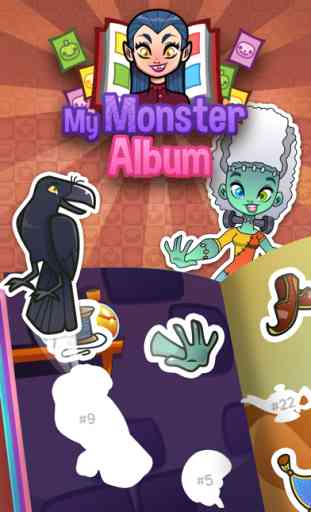 My Monster Album - Jeu de Livre Autocollant 3