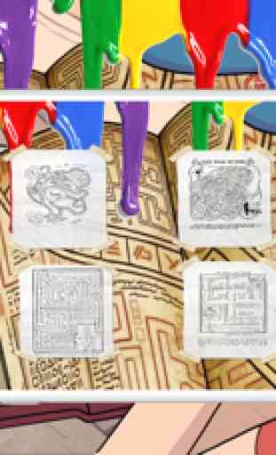 Pages de livre de coloriage de labyrinthe gratuit 4