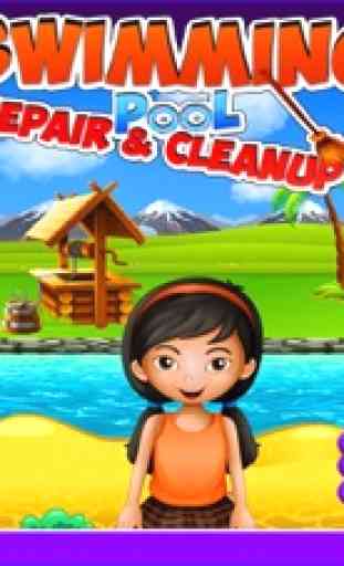 Piscine Réparation & Jeu Nettoyage Cleanup- 1