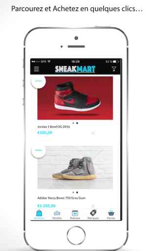 SneakMart Achetez & Vendez vos sneakers facilement 1