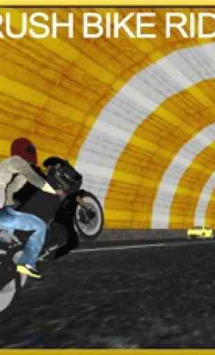 Tunnel Rush Motorbike Rider Wrong Way Danger Zone 1