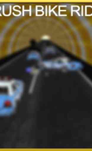Tunnel Rush Motorbike Rider Wrong Way Danger Zone 4