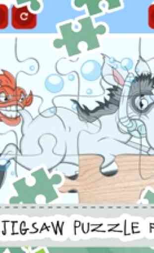 Zoo et animaux de la jungle Jigsaw Jeux Puzzle 3