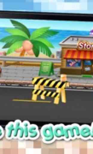 A Censored Streaker Blitz HD - Catch the University Kid Mania on the Angry Beach Summer Run - FREE Adventure Game 3