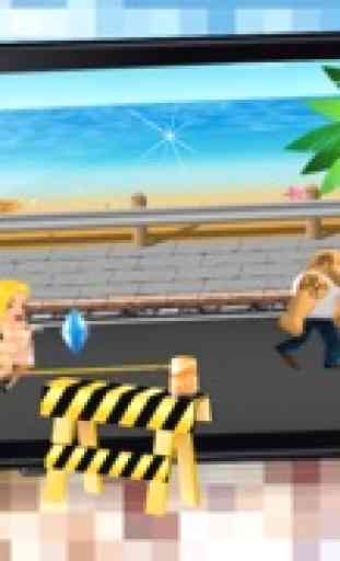 A Censored Streaker Blitz HD - Catch the University Kid Mania on the Angry Beach Summer Run - FREE Adventure Game 4