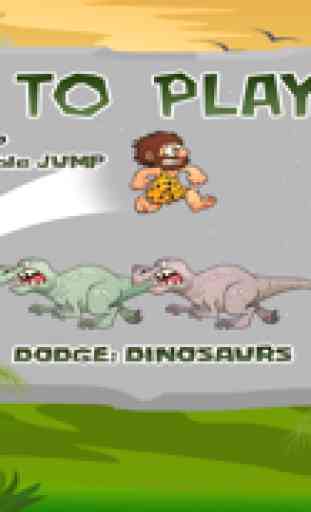 Dinosaure d'un homme des cavernes échapper Run à la rescousse 2
