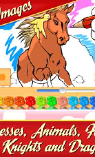 Un conte puzzle jeu et les chevaux de puzzle princesses fée Coloring Book - sauteuses puzzles de jeux pour les tout-petits et des licornes enfants 4