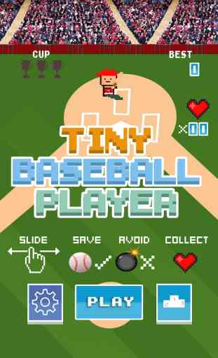 Un joueur de baseball minuscule - 8 bits de rétro pixel de base-ball / A Tiny Baseball Player - Free 8-Bit Retro Pixel Baseball 1