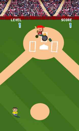 Un joueur de baseball minuscule - 8 bits de rétro pixel de base-ball / A Tiny Baseball Player - Free 8-Bit Retro Pixel Baseball 2