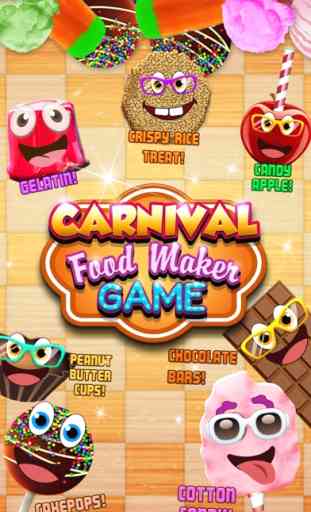 Un Mania Carnaval Candy Maker - Jeux de nourriture gratuite pour les filles et les garçons 1