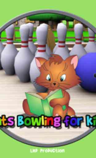 chats bowling pour les enfants - jeu gratuit 1