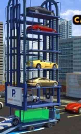 Multi-niveaux Parking Grue Au volant Simulateur 3D 1
