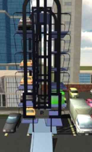 Multi-niveaux Parking Grue Au volant Simulateur 3D 3