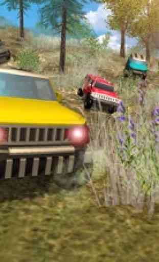 Offroad 4x4 Tourist Jeep Rally Driver: Hilly Track 2