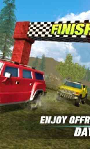Offroad 4x4 Tourist Jeep Rally Driver: Hilly Track 3