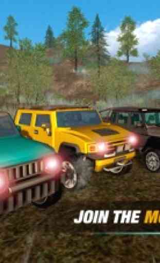 Offroad 4x4 Tourist Jeep Rally Driver: Hilly Track 4