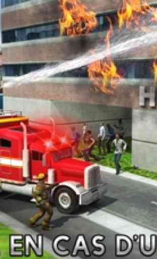 Sauvetage Feu Camion Simulateur Jeu: 911 Pompier 4