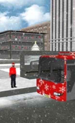 Simulateur de fête de Noël 3D: ski touristique 201 2