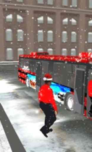 Simulateur de fête de Noël 3D: ski touristique 201 4