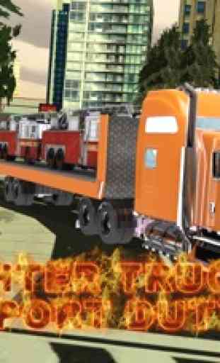 Simulateur transport camion pompier et conduite 1