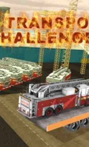 Simulateur transport camion pompier et conduite 2