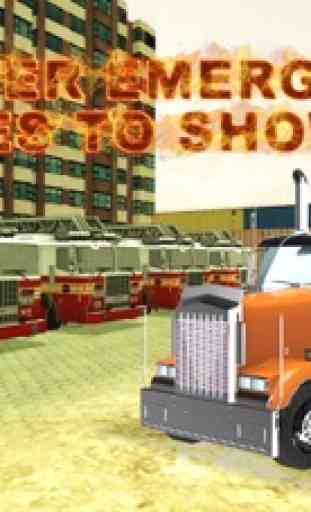 Simulateur transport camion pompier et conduite 3