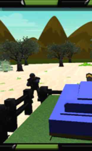 Tank shooter à Military Warzone Simulator jeu 4