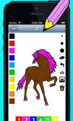 123 Livre à colorier des chevaux pour les enfants: jeux avec beaucoup de photos comme poney, cheval, équestre, étalon et plus 1