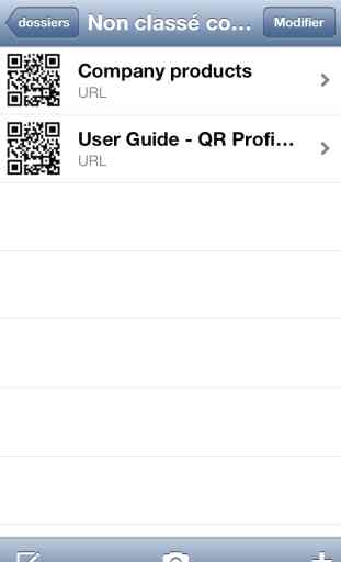 !QR Profi - QR Code professionnel et rapide et Barcode Reader / Scanner 3