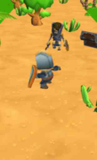 3D minuscules Heroes vs jeu de défense Monster gratuit 1