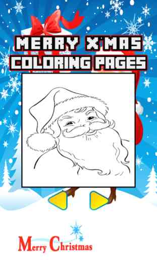 Père Noël coloriage Livre de Noël pour les enfants 3