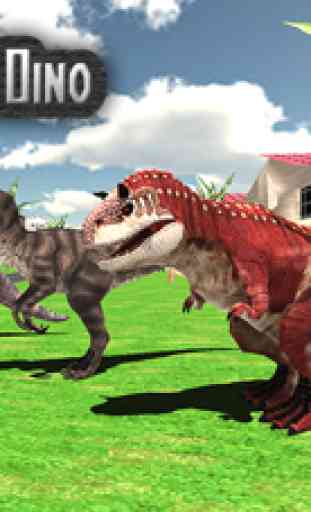 Simulateur de dinosaure en colère 2017. Raptor Din 2