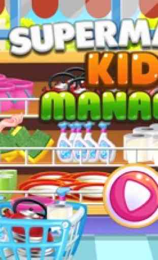 Supermarché caissier et gestionnaire Jeux d'enfant 1