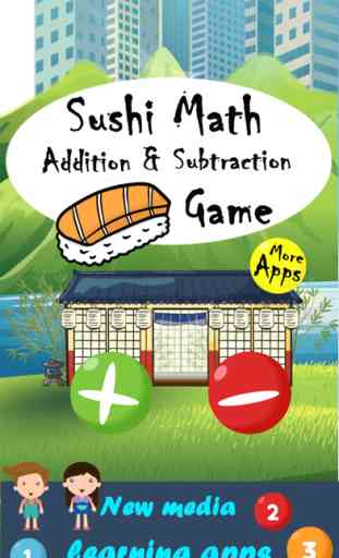 sushi math addition et soustraction 1