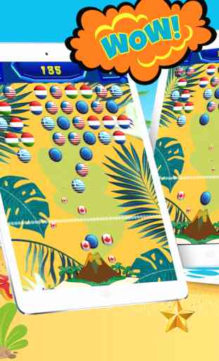 World flags bubble Shooter 4