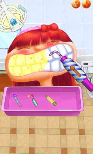 dentiste:bébé hôpital @ bureau de médecin de fille est jeux dents d'enfants de spa pour princesse libre. 4
