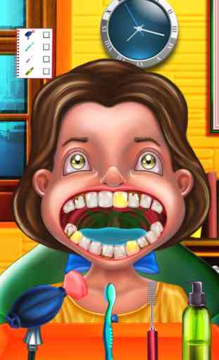 Dentiste fou Jeu amusant pour les enfants  Traiter les patients dans une clinique d'un dentiste fou ! 1