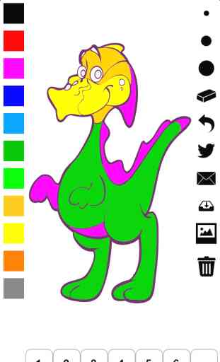 Livre à colorier les dinosaures pour les petits enfants: apprendre à peindre un tyrannosaurus rex, velociraptor, triceratops et plus 1