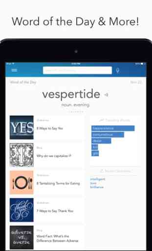 Dictionnaire Dictionary.com & Thesaurus for iPad - Gratuit 1
