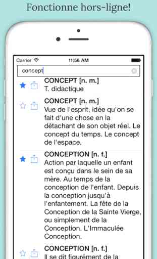 Dictionnaire Français (fonctionne hors-ligne - offline!) 1