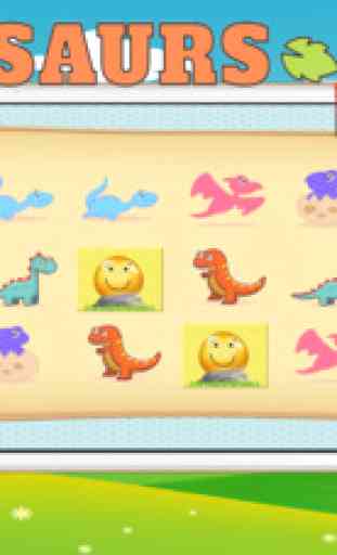 Dinosaur image animaux appariement jeux de reflexi 2
