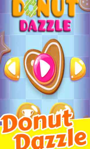 Match De Donut Cookie - Dazzle Crush Donut Puzzle 1