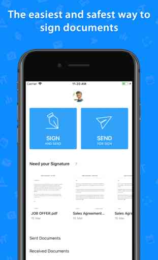 E-signature app - Zoho Sign 1